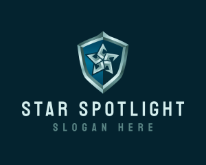 Star Shield Protection logo design