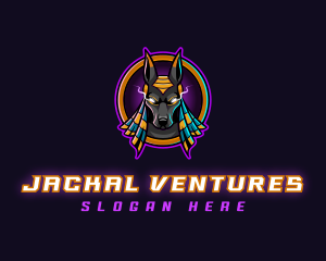 Jackal - Anubis Mythology Gaming logo design