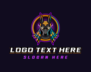 Mascot - Anubis Mythology Gaming logo design