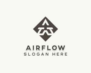 Professional Brand Letter A logo design