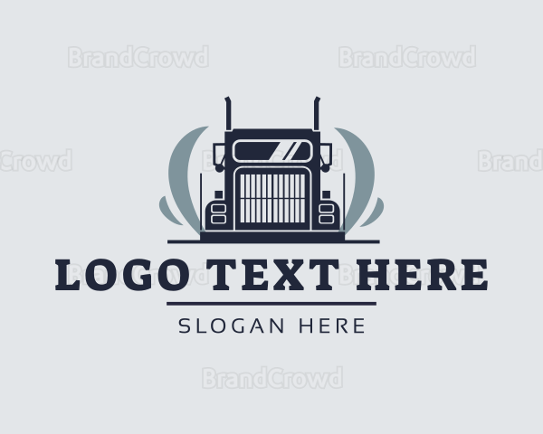 Cargo Shipping Truck Logo