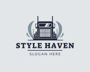 Trailer - Cargo Shipping Truck logo design