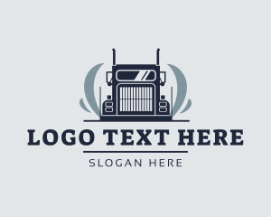 Forwarding - Cargo Shipping Truck logo design