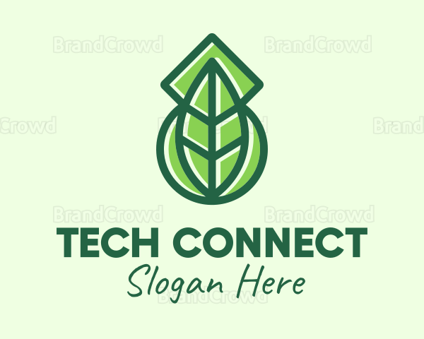 Modern Nature Leaf Logo