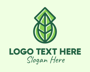 Sustainable - Modern Nature Leaf logo design