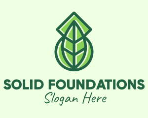 Modern Nature Leaf  Logo