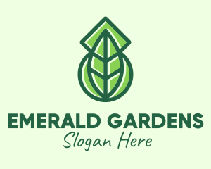 Modern Nature Leaf  logo design