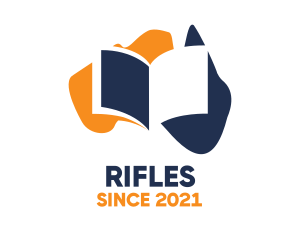 Writer - Australia Map Book logo design