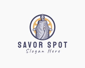 Buddhist Temple Landmark logo design