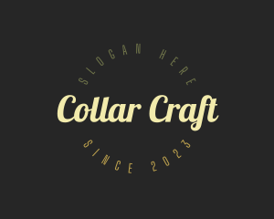 Retro Cursive Business logo design