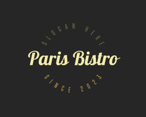 Retro Cursive Business logo design