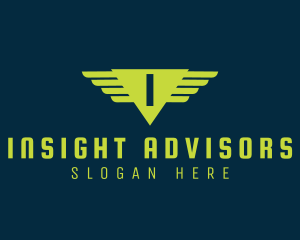 Aviation Flight Wings  logo design