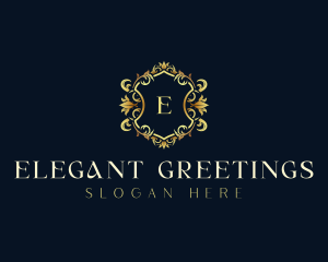 Luxury Wreath Decoration logo design