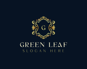 Luxury Wreath Decoration logo design