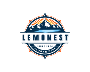 Logistics - Outdoor Mountain Compass logo design