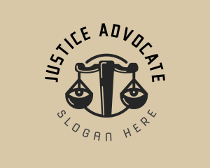 Plaintiff - Legal Justice Eyes logo design