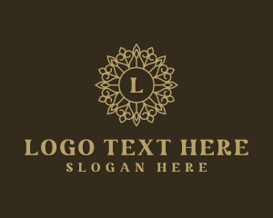 Golden - Luxurious Ornamental Mandala logo design