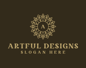 Luxurious Ornamental Mandala logo design