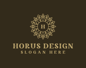 Luxurious Ornamental Mandala logo design