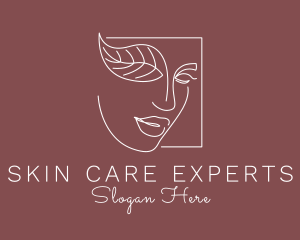 Organic Makeup Skin Care logo design