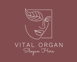 Organic Makeup Skin Care logo design