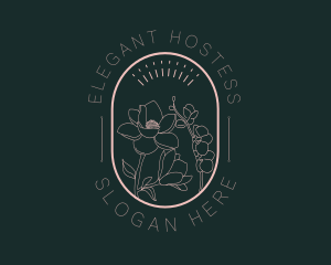 Artisan Elegant Flower logo design