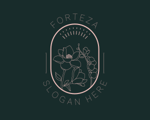 Artisan Elegant Flower logo design