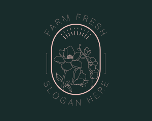 Artisan Elegant Flower logo design