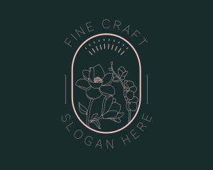 Artisan Elegant Flower logo design