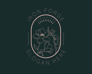 Artisan Elegant Flower logo design