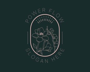 Artisan Elegant Flower logo design