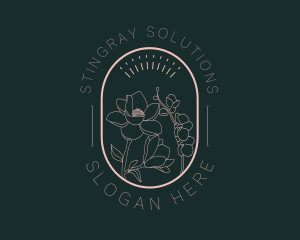 Artisan Elegant Flower logo design