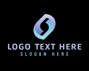 Software - Abstract Letter S Technology logo design