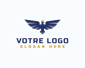 Regal - Eagle Wings Crown logo design