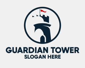 Castle Tower Property  logo design