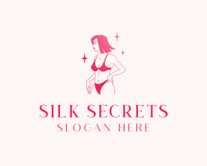 Sexy Lingerie Bikini logo design