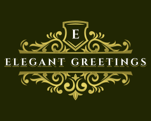 Floral Luxury Filigree Decorative logo design