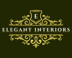 Floral Luxury Filigree Decorative logo design