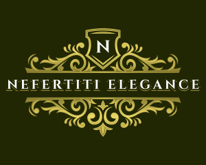 Floral Luxury Filigree Decorative logo design