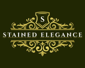 Floral Luxury Filigree Decorative logo design