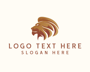 Wild - Premium Luxury Lion logo design