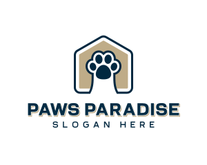 Animal Shelter Paw logo design