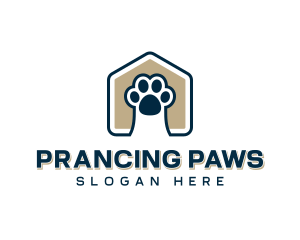 Animal Shelter Paw logo design