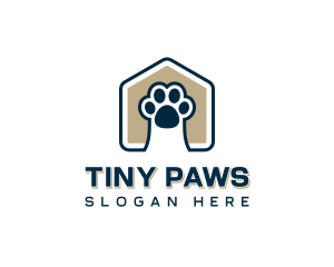 Animal Shelter Paw logo design