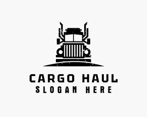 Trailer Truck Cargo logo design