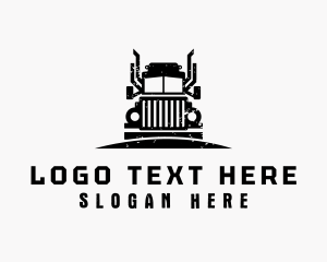 Trailer Truck Cargo Logo