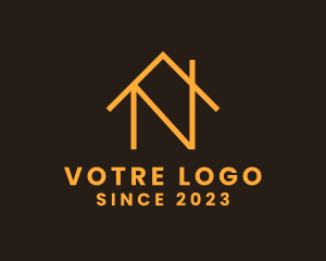 Property Developer - Realty House Letter N logo design