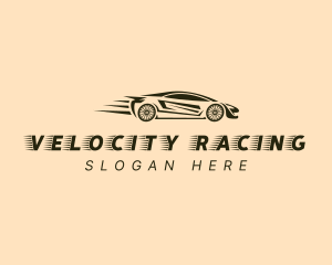 Auto Race Car logo design