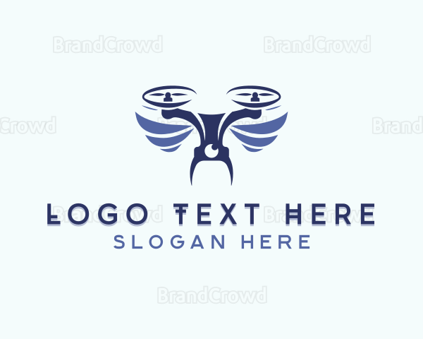 Aerial Wings Drone Photography Logo