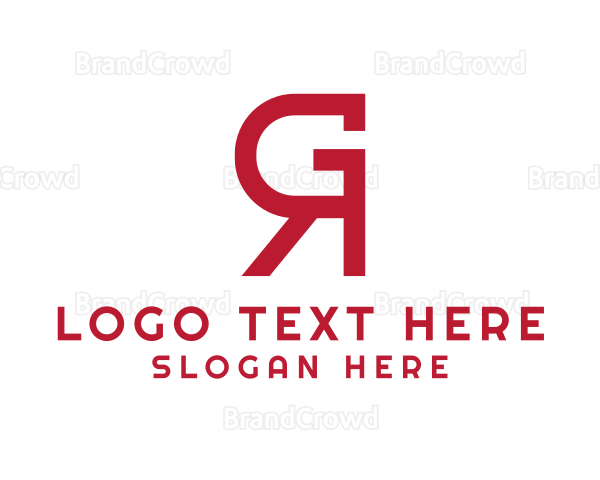 Generic Gaming Letter GR Logo